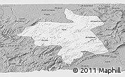 Gray Panoramic Map of Ifrane