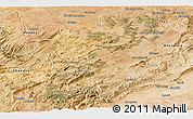 Satellite Panoramic Map of Ifrane