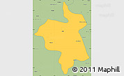 Savanna Style Simple Map of Ifrane