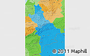 Political Shades Map of Centre Sud