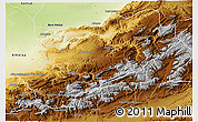 Physical 3D Map of Azilal