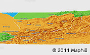 Political Panoramic Map of Azilal