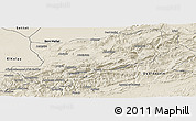 Shaded Relief Panoramic Map of Azilal