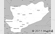Gray Simple Map of Azilal