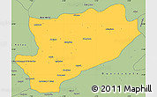 Savanna Style Simple Map of Azilal