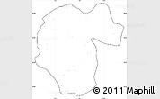 Blank Simple Map of Ben Slimane, cropped outside, no labels