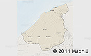Shaded Relief 3D Map of El Jadida, lighten