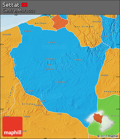 Political Map of Settat