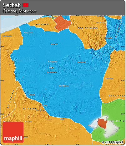 Political Map of Settat