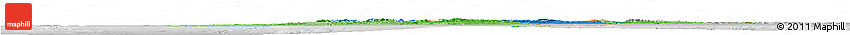 Political Horizon Map of Morocco, lighten, desaturated