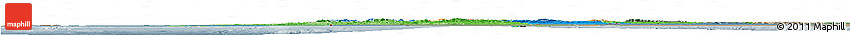 Political Horizon Map of Morocco, semi-desaturated