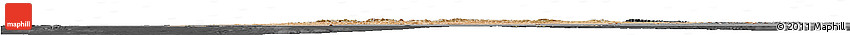 Satellite Horizon Map of Morocco, darken, desaturated