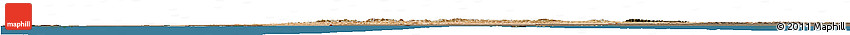 Satellite Horizon Map of Morocco, darken, land only