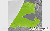 Physical 3D Map of Kenitra, desaturated