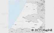 Silver Style 3D Map of Kenitra