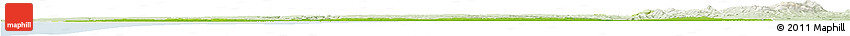 Physical Horizon Map of Kenitra, lighten Physical Horizon Map of Kenitra, lighten