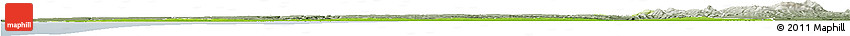 Physical Horizon Map of Kenitra, semi-desaturated Physical Horizon Map of Kenitra, semi-desaturated
