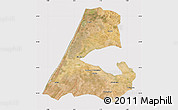 Satellite Map of Kenitra, cropped outside
