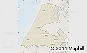 Shaded Relief Map of Kenitra, lighten