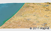 Satellite Panoramic Map of Kenitra