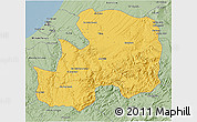 Savanna Style 3D Map of Khemisset