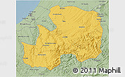 Savanna Style 3D Map of Khemisset