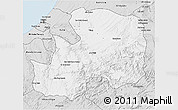 Silver Style 3D Map of Khemisset