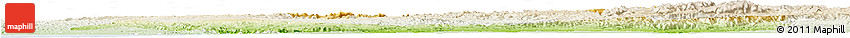 Physical Horizon Map of Khemisset, lighten