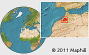 Satellite Location Map of Khemisset