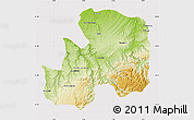 Physical Map of Khemisset, cropped outside