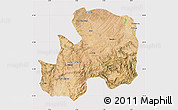Satellite Map of Khemisset, cropped outside