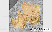 Satellite Map of Khemisset, desaturated