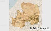 Satellite Map of Khemisset, lighten