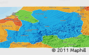 Political Panoramic Map of Khemisset