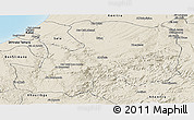 Shaded Relief Panoramic Map of Khemisset