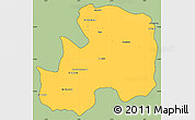 Savanna Style Simple Map of Khemisset, cropped outside