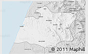 Silver Style 3D Map of Larache