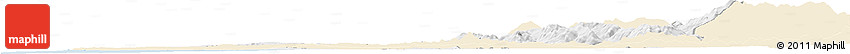 Classic Style Horizon Map of Larache, single color outside Classic Style Horizon Map of Larache, single color outside