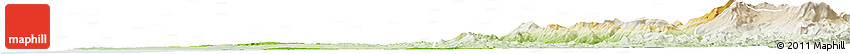 Physical Horizon Map of Larache, lighten Physical Horizon Map of Larache, lighten