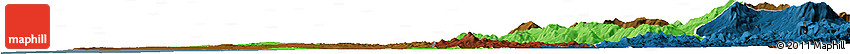 Political Horizon Map of Larache, darken