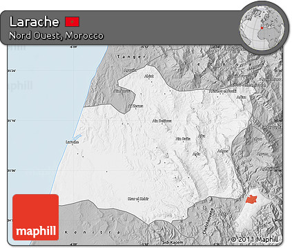 Gray Map of Larache