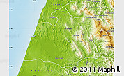 Physical Map of Larache