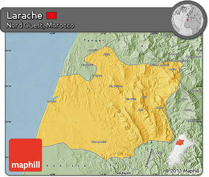 Savanna Style Map of Larache