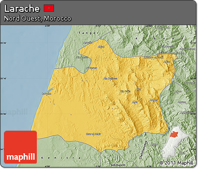 Savanna Style Map of Larache