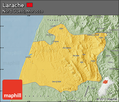 Savanna Style Map of Larache