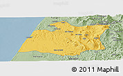 Savanna Style Panoramic Map of Larache