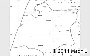Blank Simple Map of Larache