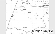 Blank Simple Map of Larache