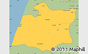 Savanna Style Simple Map of Larache