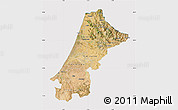 Satellite Map of Nord Ouest, cropped outside